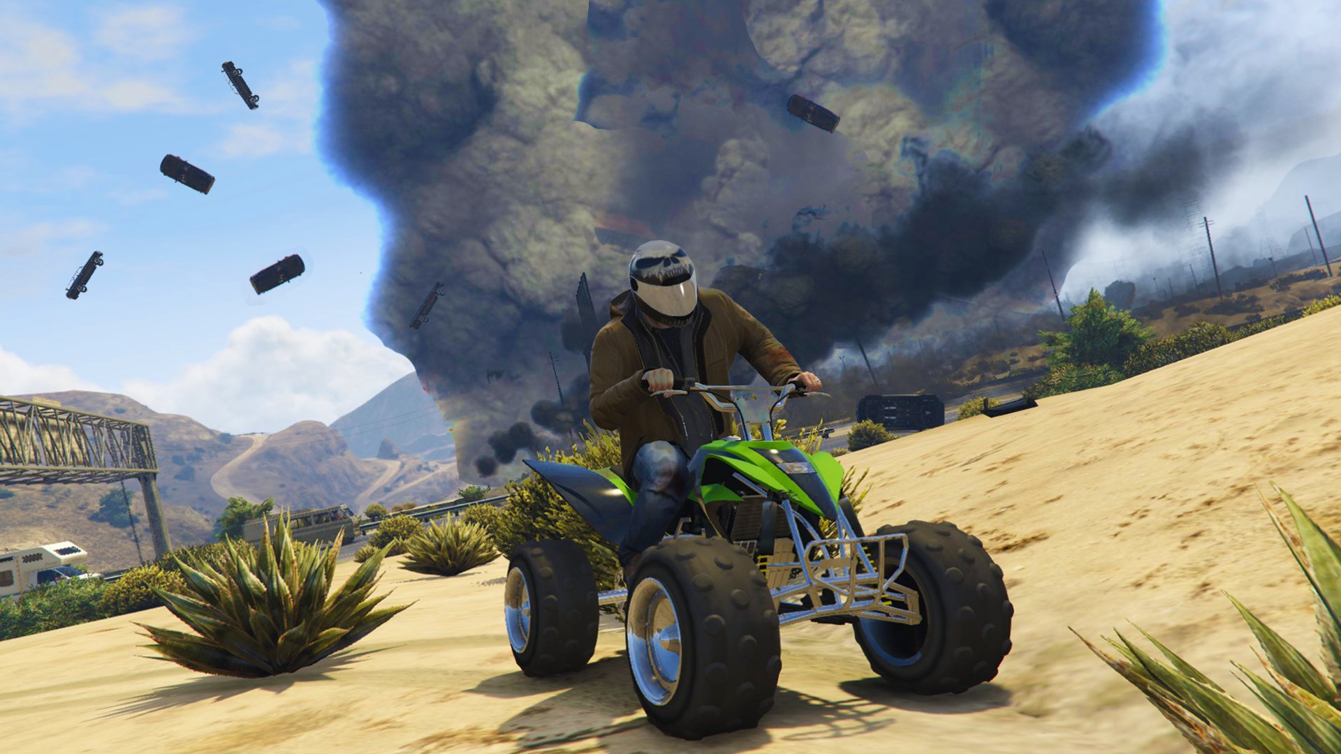 GTA 5 Mods - MASSIVE TORNADO MOD! (GTA 5 PC Mods Gameplay)