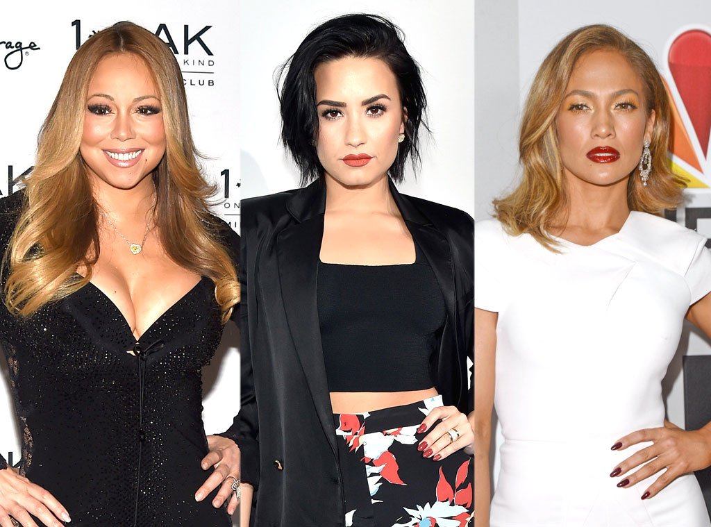enews's tweet image. Stone. Cold. Did Demi Lovato just diss Mariah Carey? eonli.ne/1Y37PoE