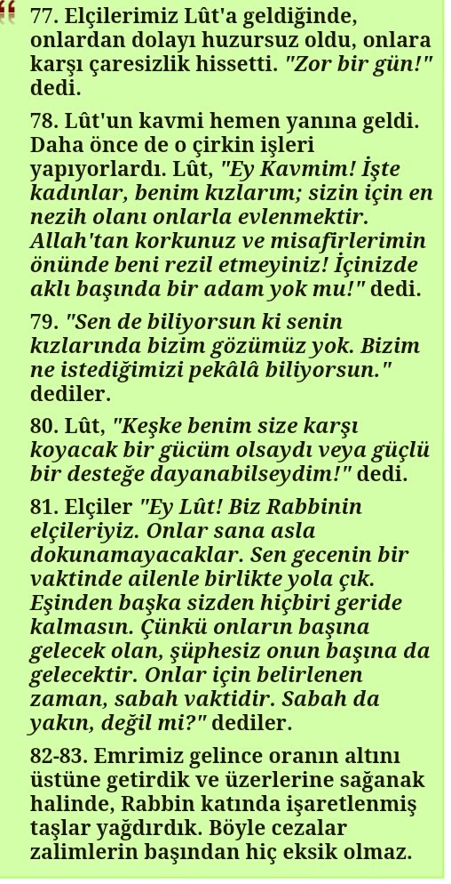 #TransOnurYürüyüşü
Hud Sûresi:77ve83.Ayetler.
Ya Rabbim Lut kavminden kalma bu artıklar yüzünden bizleri helak etme