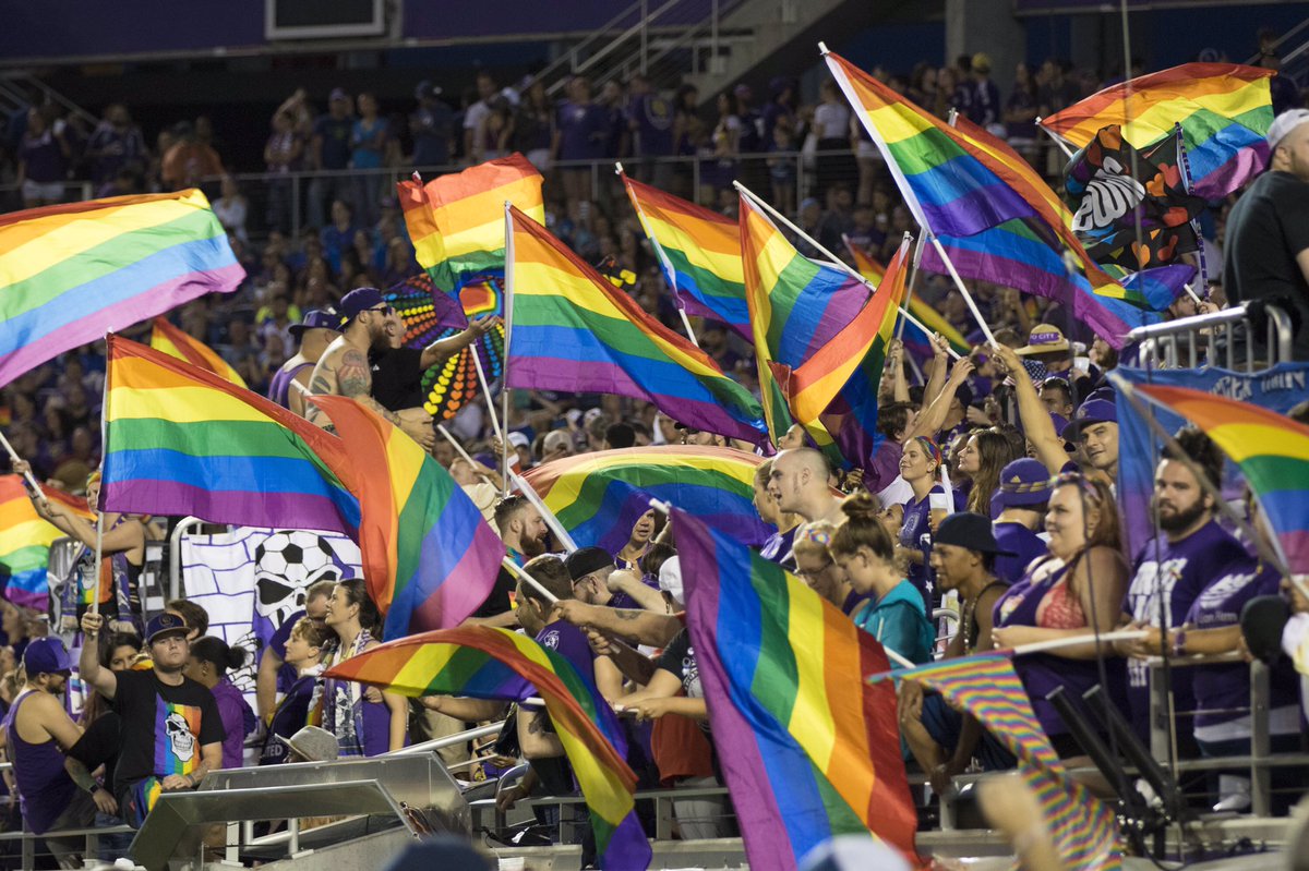 OrlandoCitySC's tweet photo. "All you need is love."

#OrlandoUnited https://t.co/V9Alu8JSn7