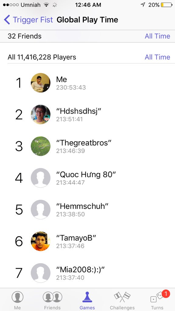 AhmadAlDarawi's tweet image. انا اكثر شخص في العالم لعب لعبة #TriggerFist ب اكثر من ٢٣٠ ساعة ☺️☺️☺️☺️