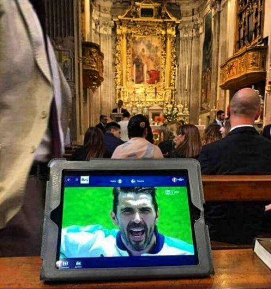 When your best friend is getting married, but Italy is playing with Sweden at the same time.