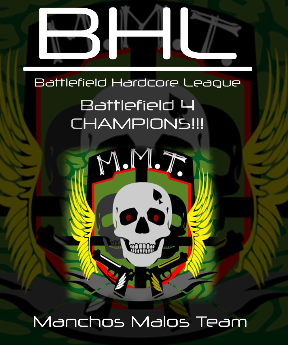 BHLsupport's tweet photo. Battlefield Hardcore League Champions of BF4 2016! MMT!!! @manchomaloteam #BHL #BHLchampions https://t.co/Lis7Dj5JN2