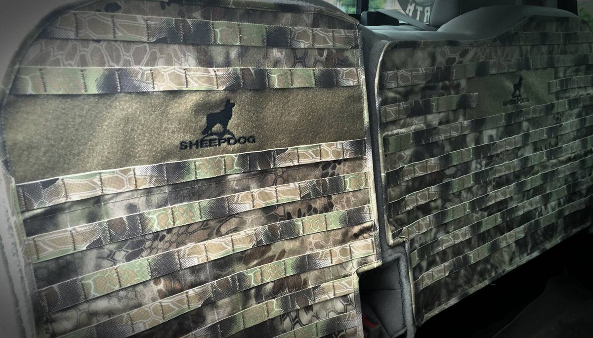 Sheepdog_JT's tweet photo. Another set of custom molle panels for the underside of truck seats. 

#Sheepdog #MadeinCanada #SheepdogTextiles https://t.co/yUgkGoBAwM