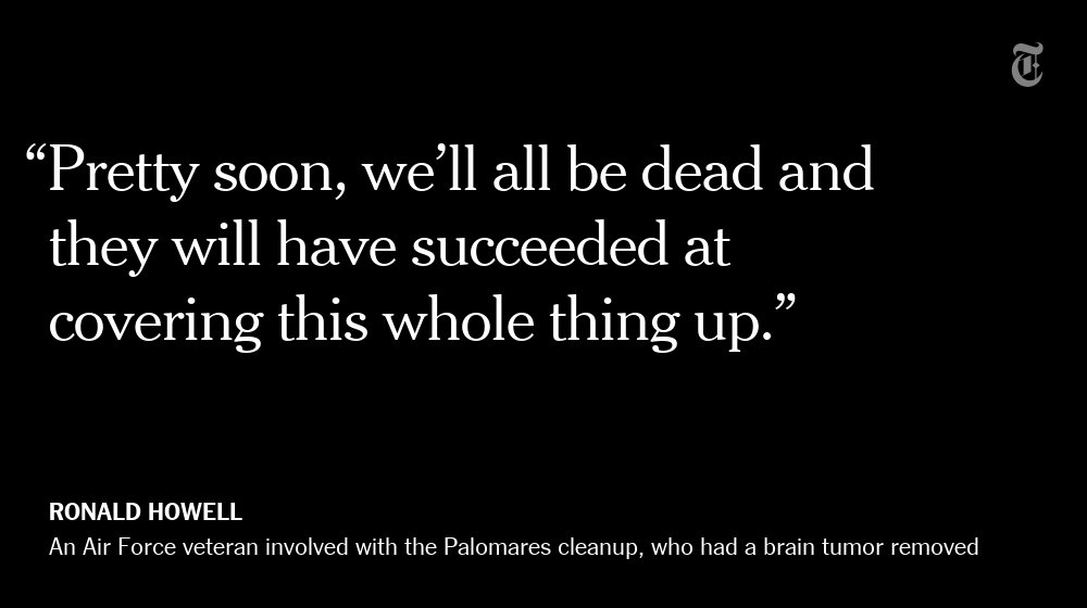 nytimes's tweet photo. In 1966, one of the biggest nuclear accidents in history happened in Spain https://t.co/eSatNpWEkL https://t.co/l3DhlEg5Yc