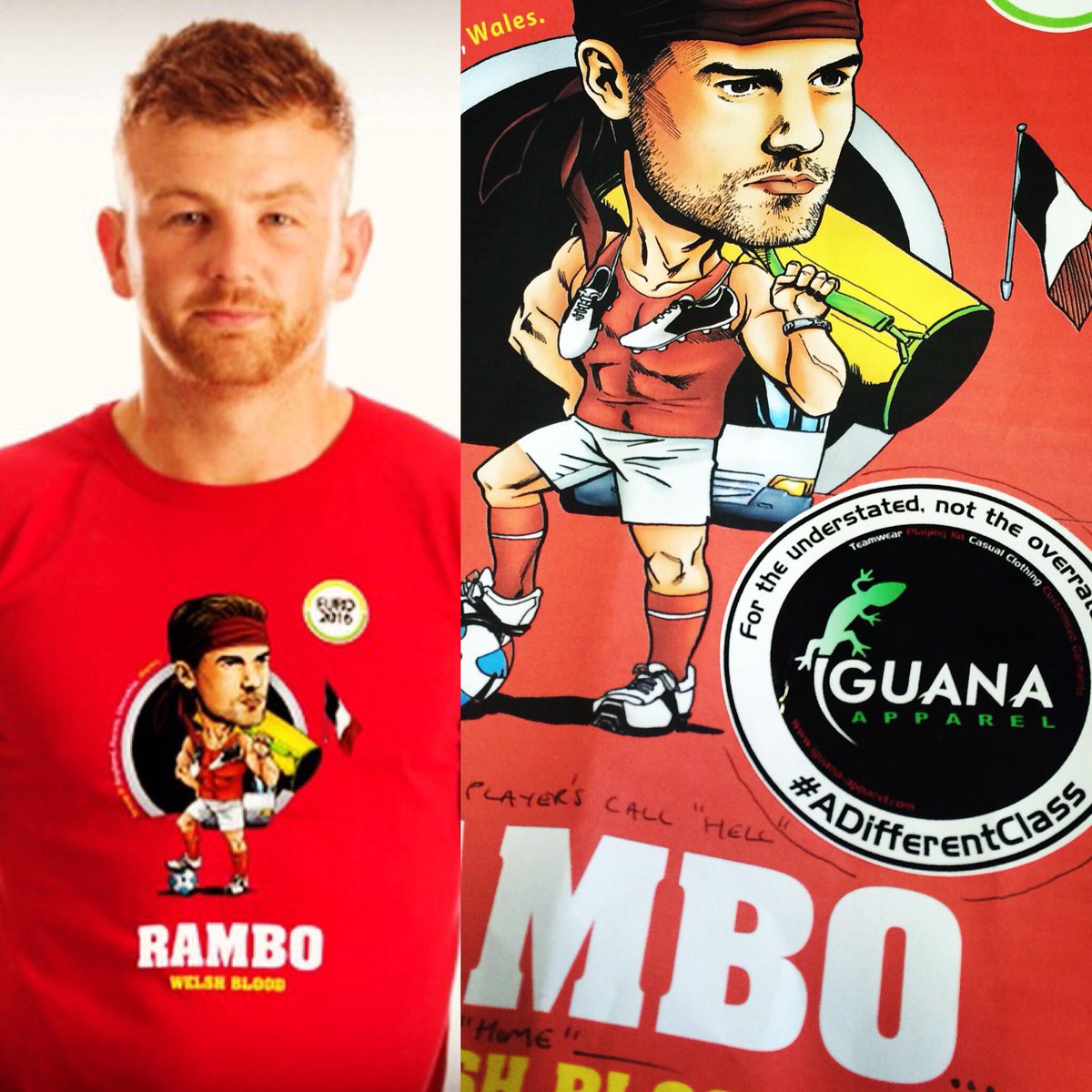Giving away 2 Rambo tees if Ramsey scores v Russia or 1 for a Bale goal. Follow &amp; RT to enter <a href="/WelshFootieFans/">Welsh Football Fans</a>