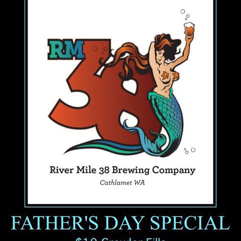 rivermile38's tweet photo. Happy #FathersDay to all dads from RM38! We're open 4-7 today. https://t.co/8eWJuJ9isM