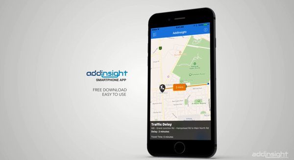 SMullighan's tweet photo. Have you tried free #AddInsight traffic app? Hands-free traffic alerts; at App Store and Google Play @DPTI_SA https://t.co/dlk9fNEJSg
