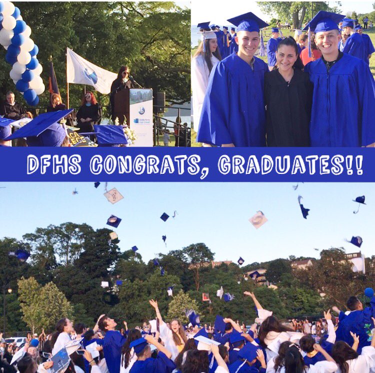 MrsPetruolo's tweet photo. Congratulations to the DFHS Graduates!! Oh, the places you'll go! #dfhs2016 #commencement #proud #latergram ๐๐ https://t.co/a7cAjlco5M