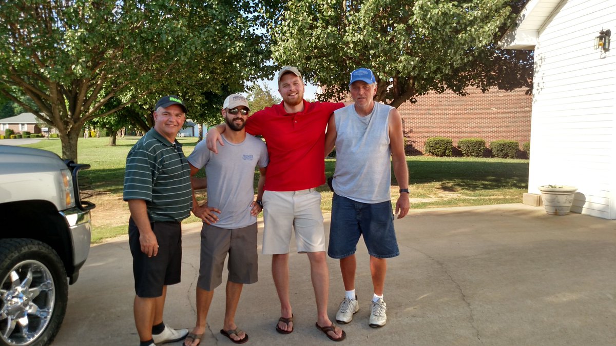 Dad and son annual golf outing! Dad's win! Thank God for our boys and our relationship. #HappyFathersDay2016