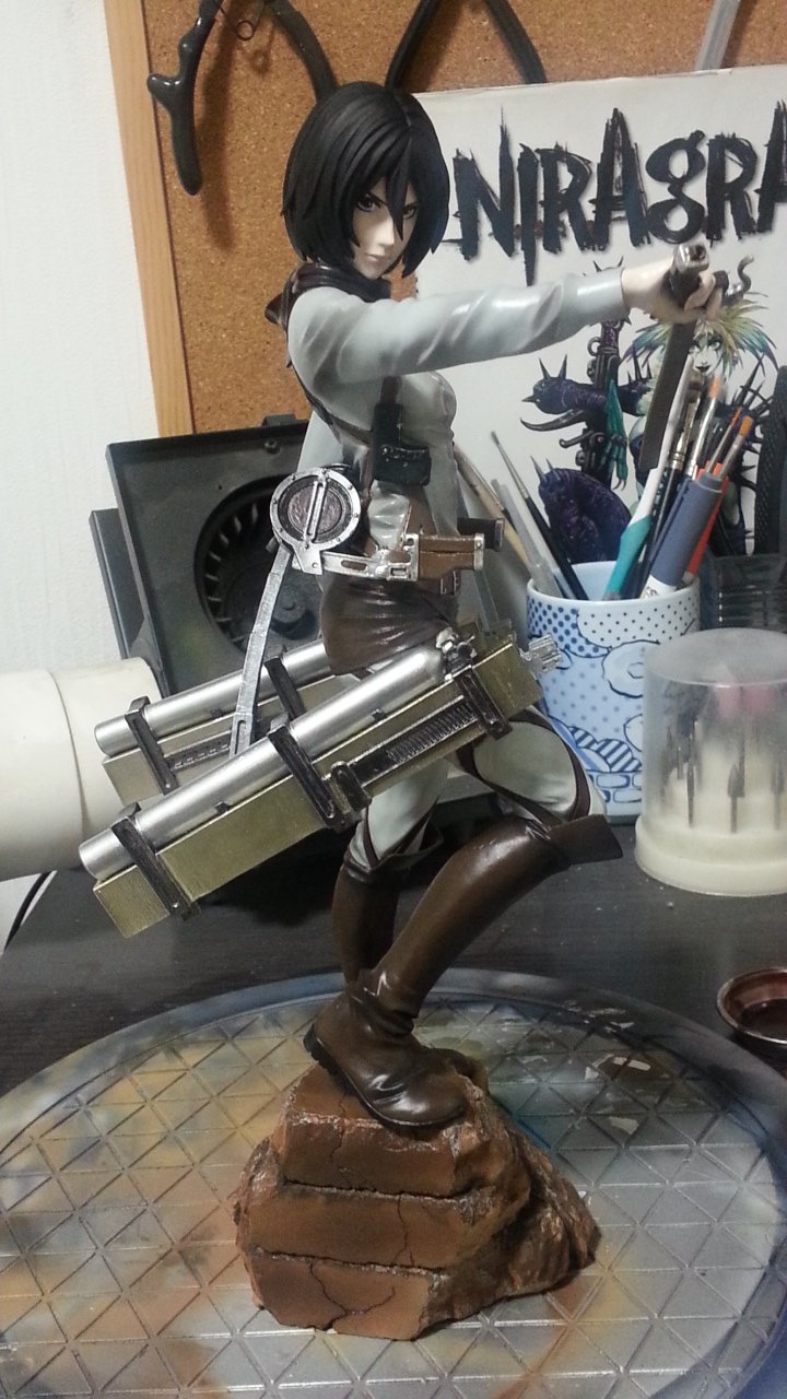 進撃の巨人 ピーク・フィンガー マーレの戦士 ガレージキット