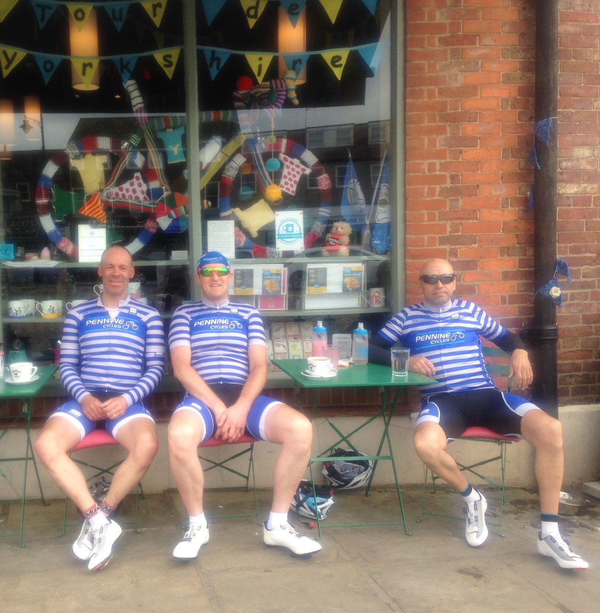 penninepaul's tweet photo. #Great ride up to @yorkstea #Thirsk;184km! With @CainesDarren Me #Kevin &amp; #Greg. 🚴🚴🏻🚴🏼🚴 @SaliceUK @sportful fi'zi:k https://t.co/Wh3hG94QIa