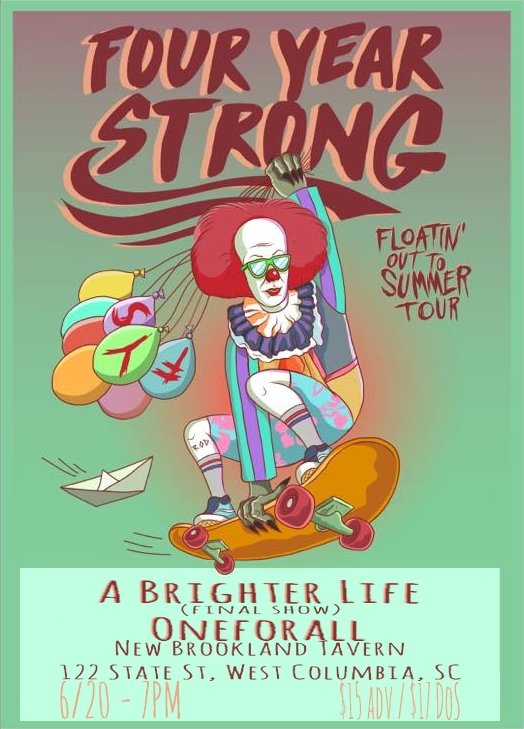 stressfractures's tweet photo. Holy HECK tomorrow we're playing with @fouryearstrong and @ABrighterLife at @NewBrookland! Let's P A R T Y!!! https://t.co/uOLNCr9kqE