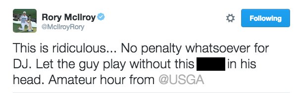 Golfers react to USGA after Dustin Johnson faces potential stroke penalty for grounding club ble.ac/2666XUT