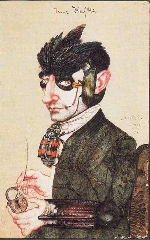 xabier2013's tweet photo. Kafka.
#Prechtl
#arte #art #pittura #painting https://t.co/yRLEg69N1N