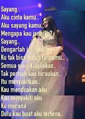 Sayang aku cinta kamu,,mengapa kau jauhiku,, :'( :'(
