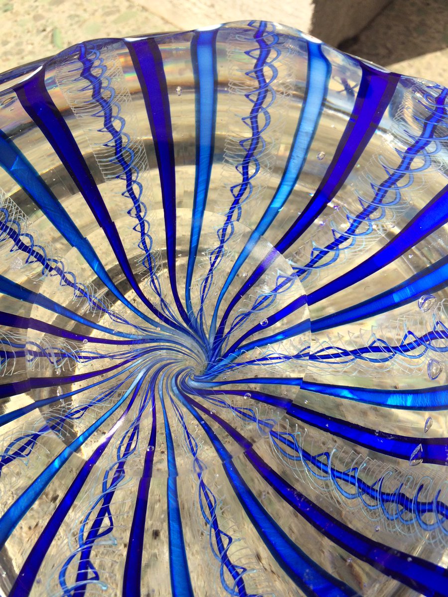 dwooddellglass's tweet image. Just #finished #coldworking this #glasspiece! So #happy with it....