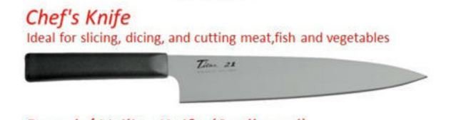 proclick's tweet photo. Titanium Silver Ceramic Alloy Hybrid Chef Knife HF-22, NEW,Blade L… https://t.co/hvT8toqvXM #KNIVES #DIAMONDTITANIUM https://t.co/hyGcDrWxpe