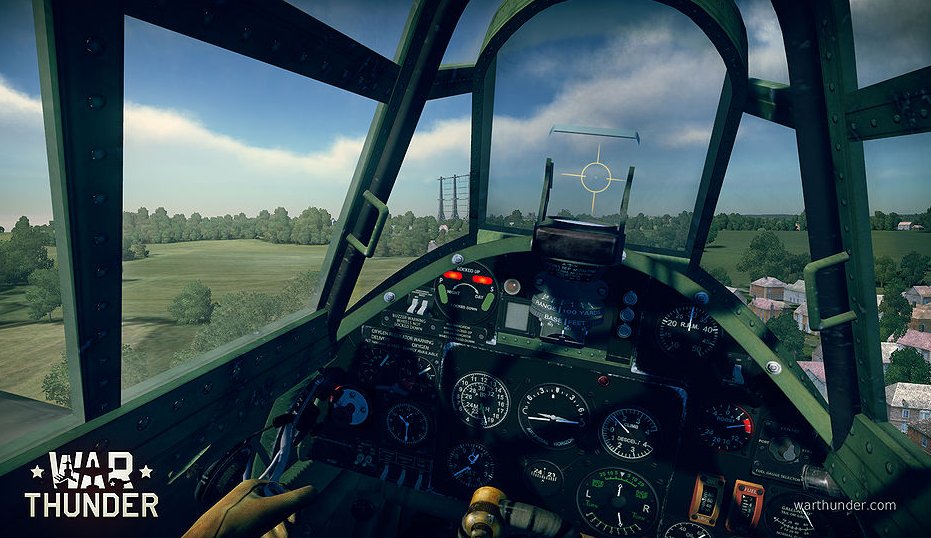 allthingsVRAR's tweet photo. #WarThunder #HTCvive and #Oculus support! Feels a lot better on high-res consumer hardware too. #vr #gaming https://t.co/Im6WisqHHi