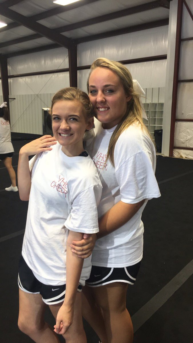 Cotton10Whitney's tweet photo. bittersweet.. last cheer camp ever with my bff. ❤️😭 https://t.co/XiS3pmewUr