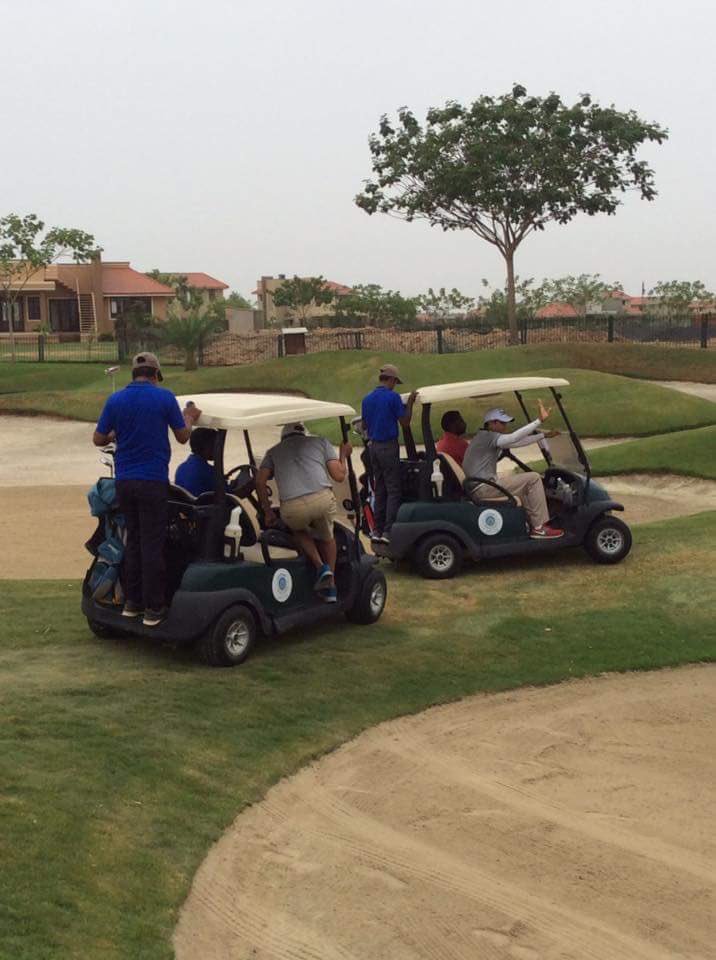 SportASmile's tweet photo. Solid and ahead. Siddharth Naik &amp; Brijesh Patel are deep into their ninth round #Raceto300 #GolfRecords https://t.co/ms8pdGkEYr