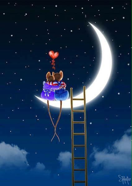 Mi piace ritrovarti #traIpensieri e accarezzarti davanti a questo cielo stellato. Solo così posso dirti: "Ti amo"