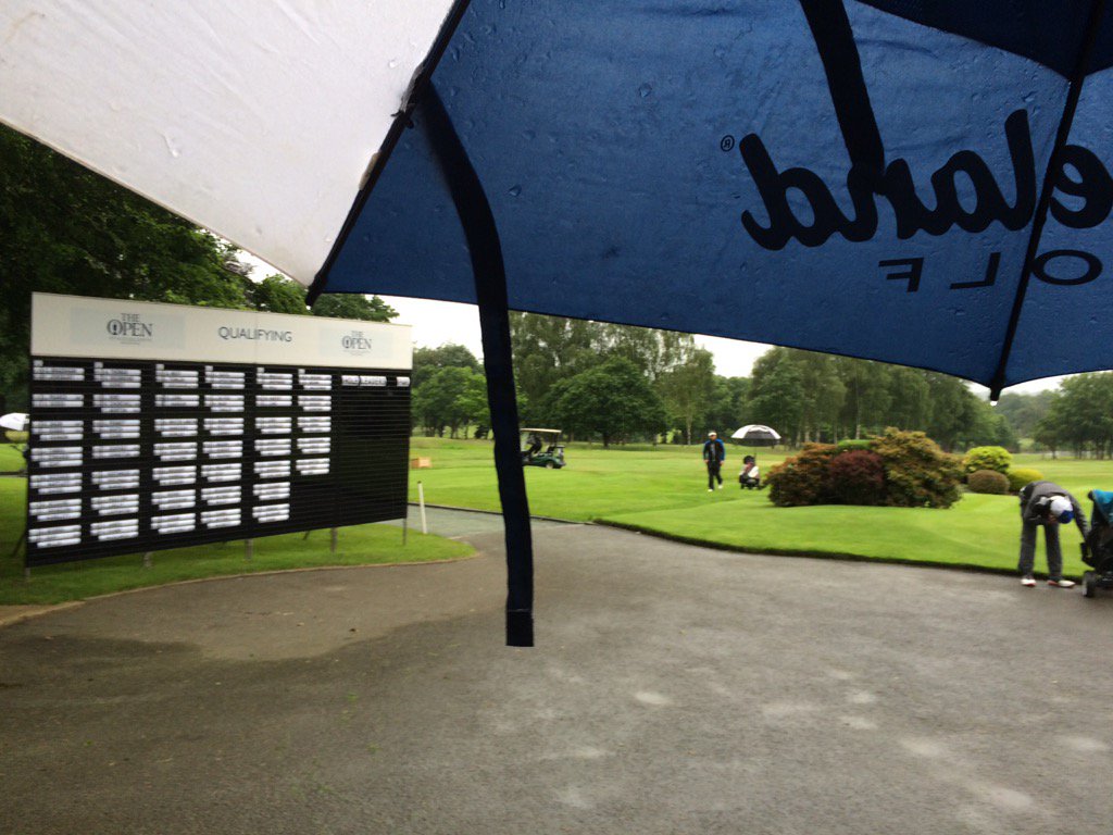 JGidney's tweet image. Happy Birthday to me! 
Golf in the rain today #OpenQualifying @TheOpen