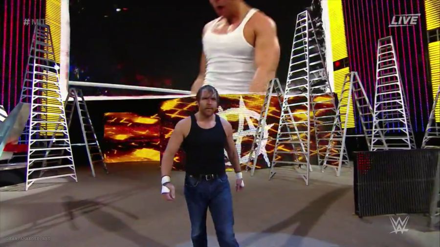iqbaltriad's tweet photo. "@DeanAmbroseNet: 3rd time lucky for Dean?! #deanambrose #MITB https://t.co/Bcqjho6WQe"