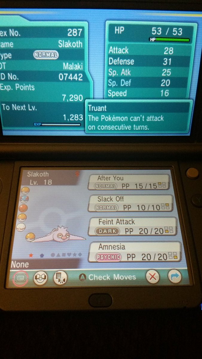 Malakibot's tweet photo. #pink #shiny #pokemon @GalacticElliot @JustPlayPokemon got this little gal after 207 dexnav encounters! https://t.co/Ao8o55Fi5t