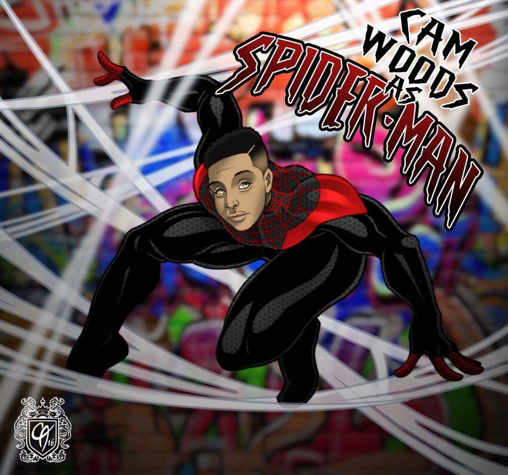 Me as Miles Morales <a href="/camwoods_/">C a m • W o o d s</a> art by Harvey Cahn.