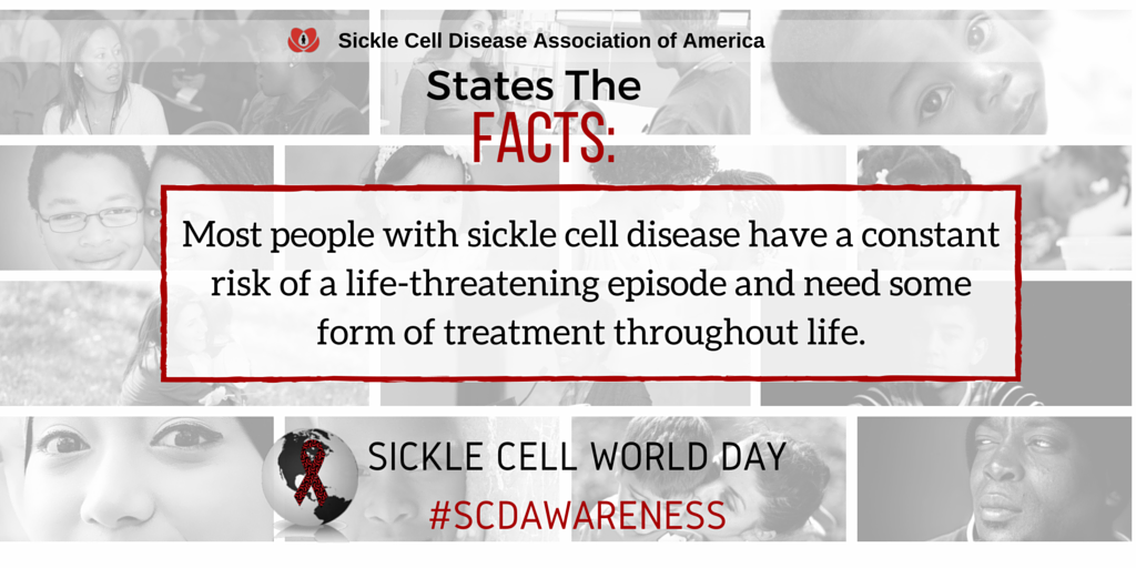 SCDAAorg's tweet photo. Share your #SCD story with someone today! Give em' the #Facts. #SickleCellAwareness #SCDAA https://t.co/sMelmNonTO
