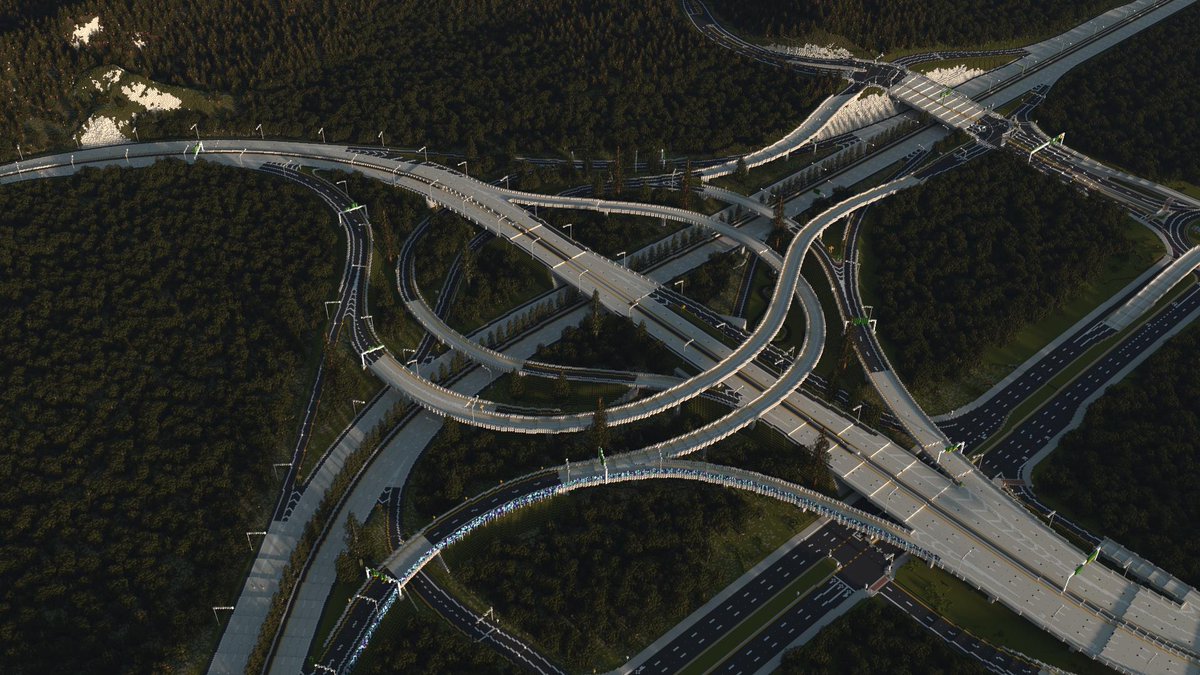 EsterlonServer's tweet photo. @namemc_  This is a Turbine interchange we built over at our server. Check it out at https://t.co/ByYhnOfPqX https://t.co/TJOyBABNJg