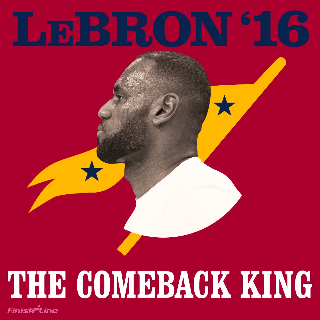 FinishLine's tweet image. LeBron 2016

Comeback of the Century