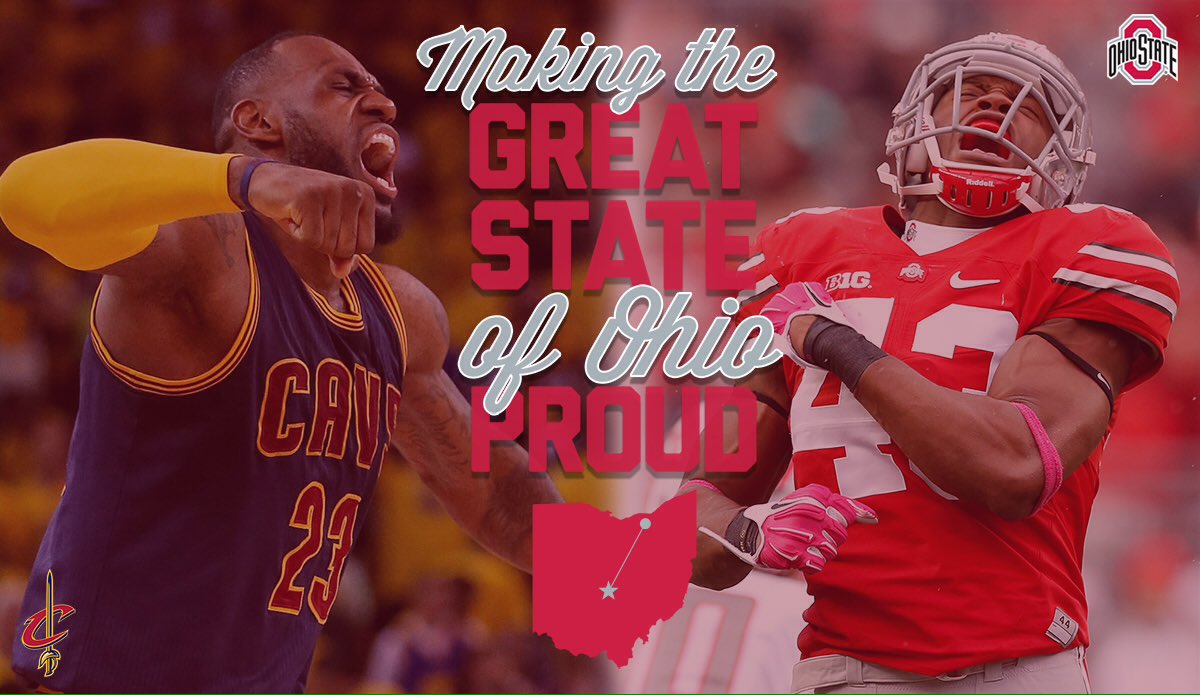 OhioStAthletics's tweet image. HISTORY WITNESSED! 

Congrats @cavs! #ALLin216