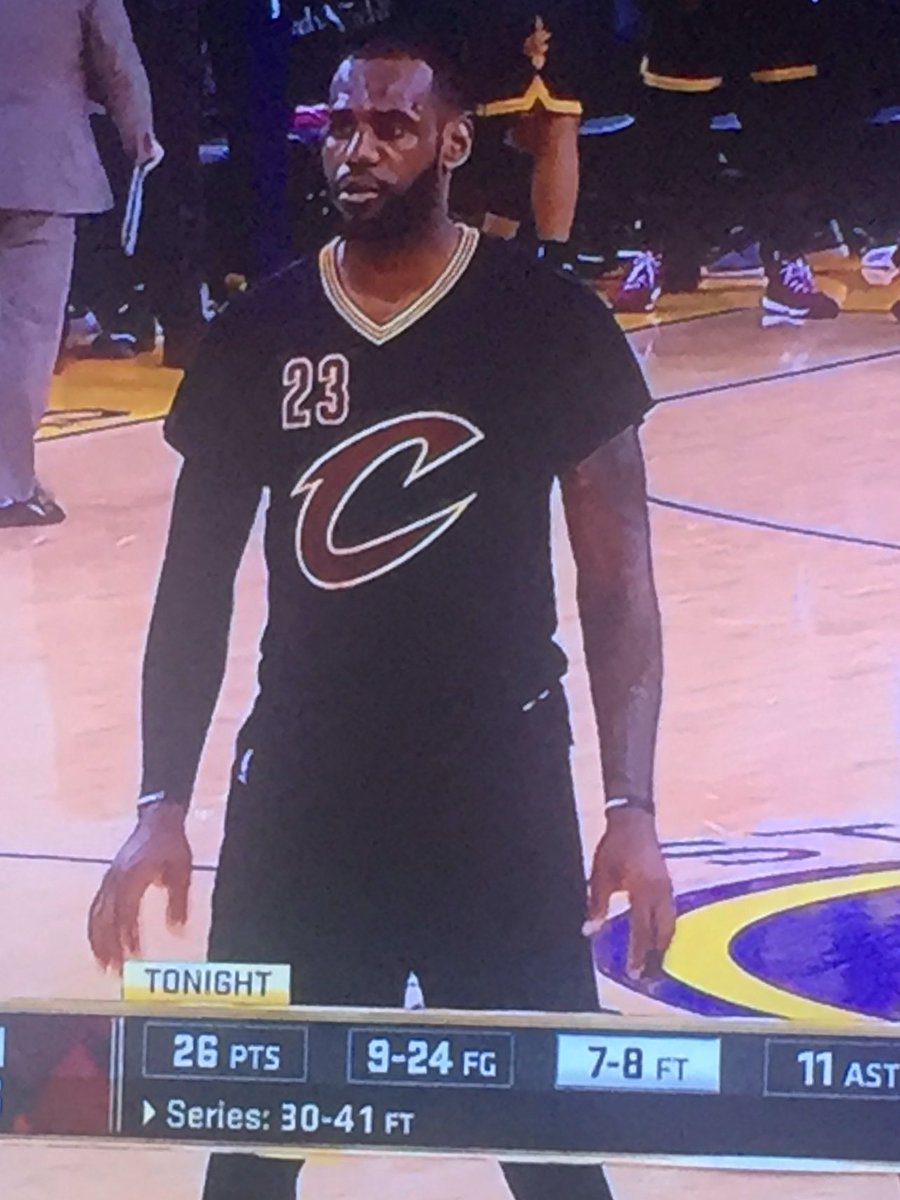 Quique10vidal's tweet photo. "The King" #TheFinalsNBA #KingJames  #Cleveland https://t.co/mqFlpDuOgt