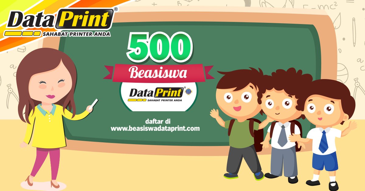 Pendaftaran #Beasiswa DataPrint periode 1 ditutup hari ini pukul 00.00.
Registrasi di beasiswadataprint.com