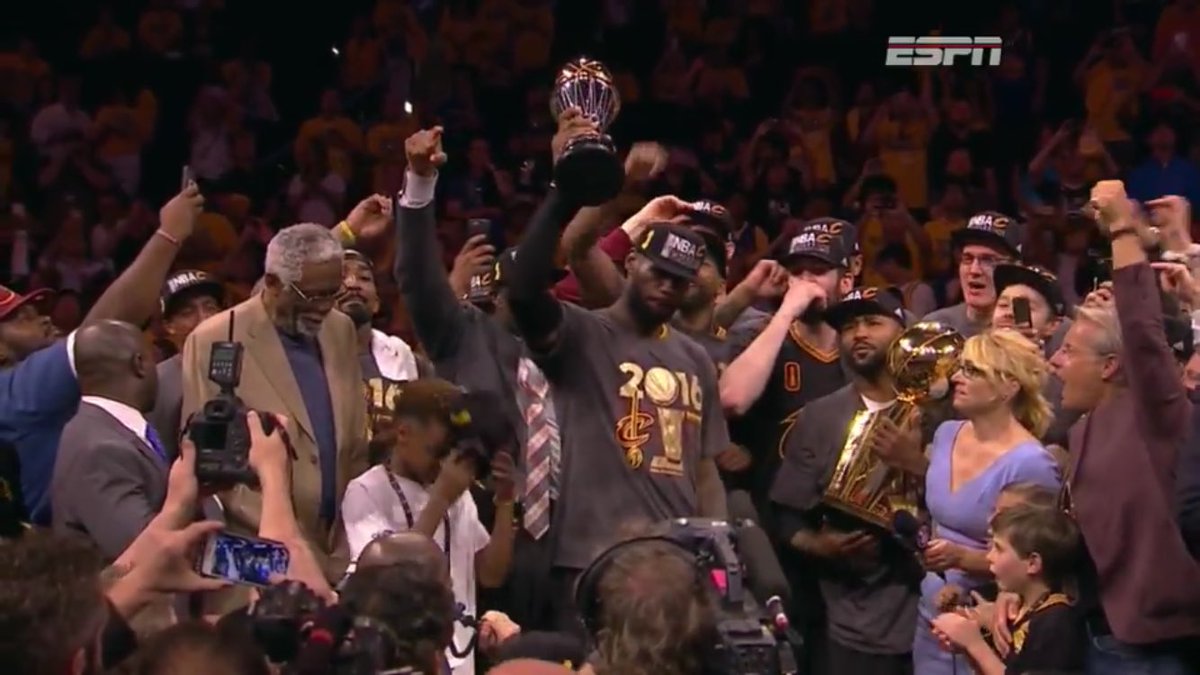 enjoyGLOBE's tweet photo. That moment when you've proven all the doubters wrong. You deserve it, @KingJames! #GlobePHNBA🏀 #ALLin216 #NBAFinals https://t.co/ONsSzKGljN