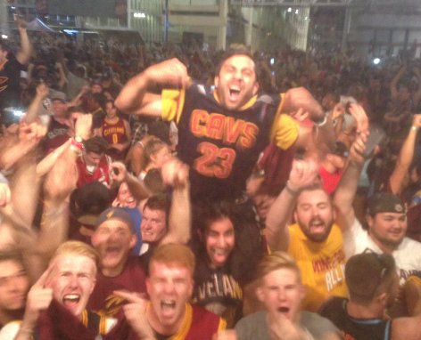 espn's tweet photo. It's over, Cleveland. It's really over.

The city has its first major title in 52 yrs. Time to party like it's 1964! https://t.co/b5OVp03Rhf