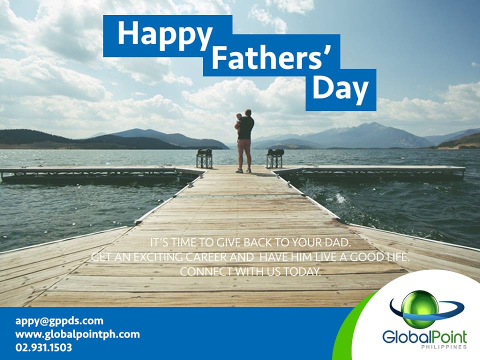 ApplyGlobal's tweet photo. #HappyFathersDay #GlobalPointPh https://t.co/Z2NjpcdYFp