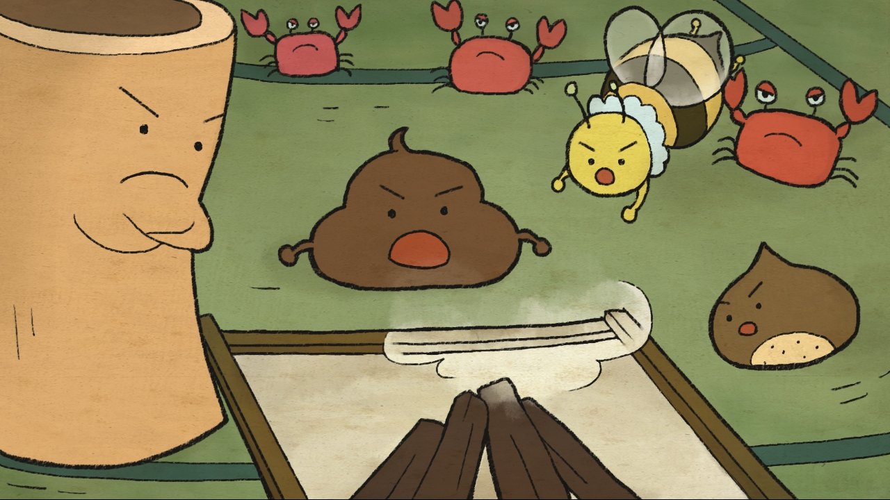 いっぽう日本昔ばなし 公式 En Twitter あらすじピックアップ 第8話 さるかに合戦 カニさんの敵討ちのため 蜂 栗 牛の糞 臼は 力を合わせてサルをこらしめる作戦会議を開きました いっぽうその頃 その様子を遠くから見ていた牛は