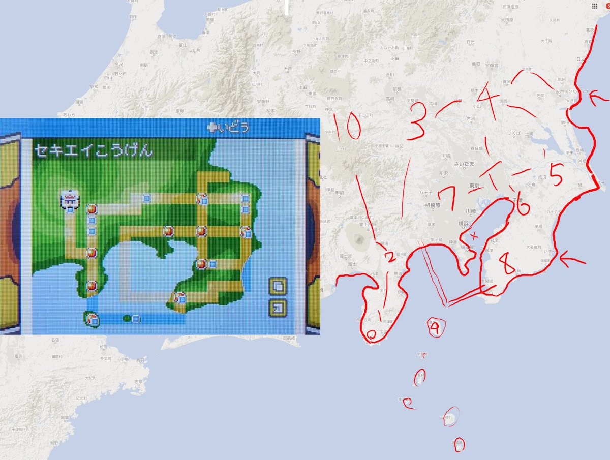 たかさおじさん ポケモンのマップイラスト どの時代の絵柄が好きですか