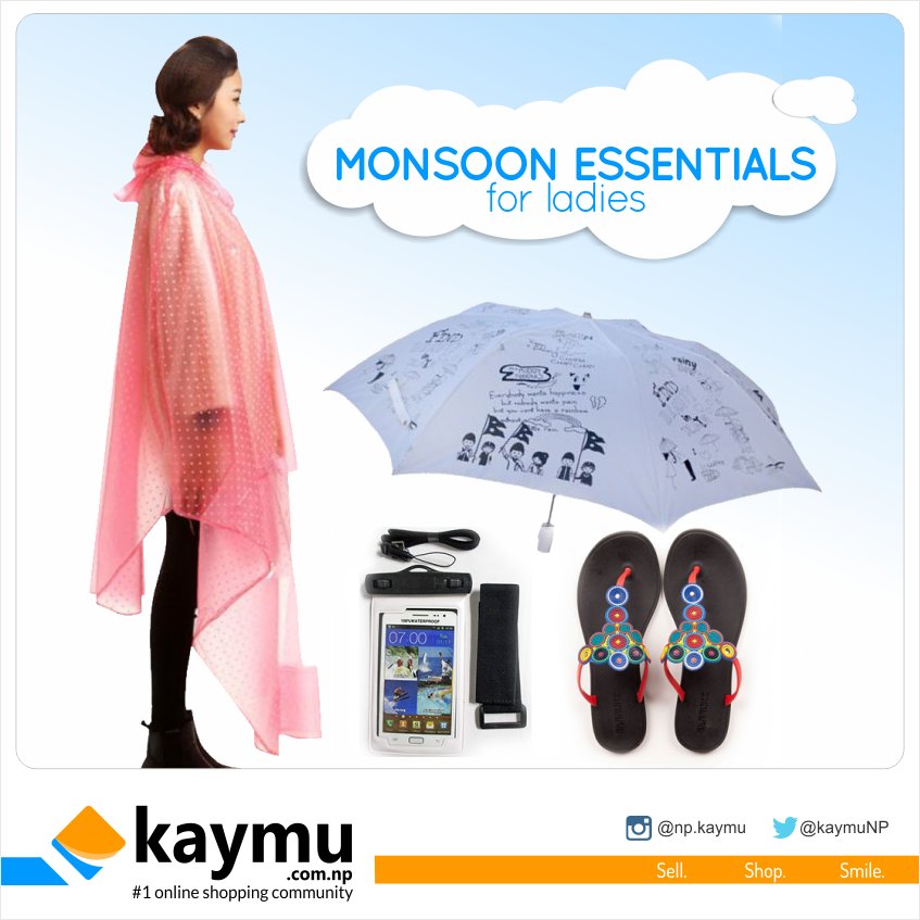 Enjoy the rain with these #monsoon essentials 💦 ☔

#buyonKaymu