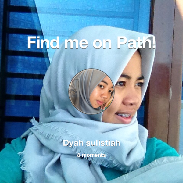 DyahSulistiah's tweet photo. Find me on #Path now! Go to https://t.co/ir2Xwrmvrk https://t.co/dwblDHnENF