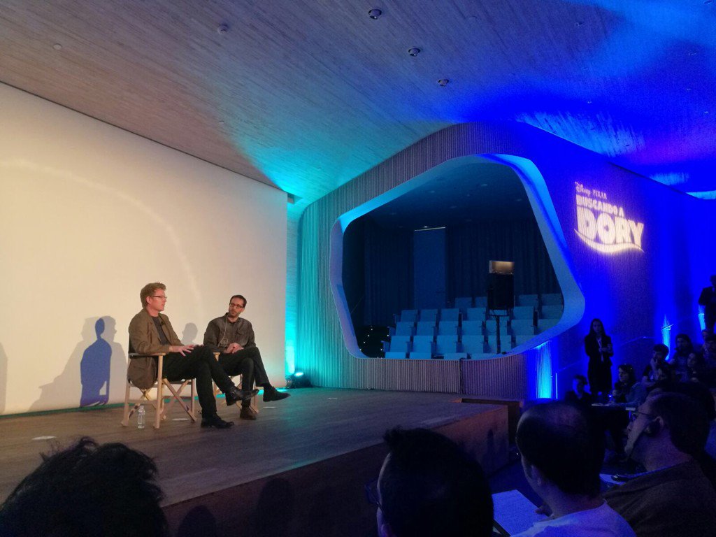 "En los útimos 5 años hemos llegado al punto de poder hacer casi todo lo que queramos en #animación" <a href="/andrewstanton/">Andrew Stanton (he/him)</a>