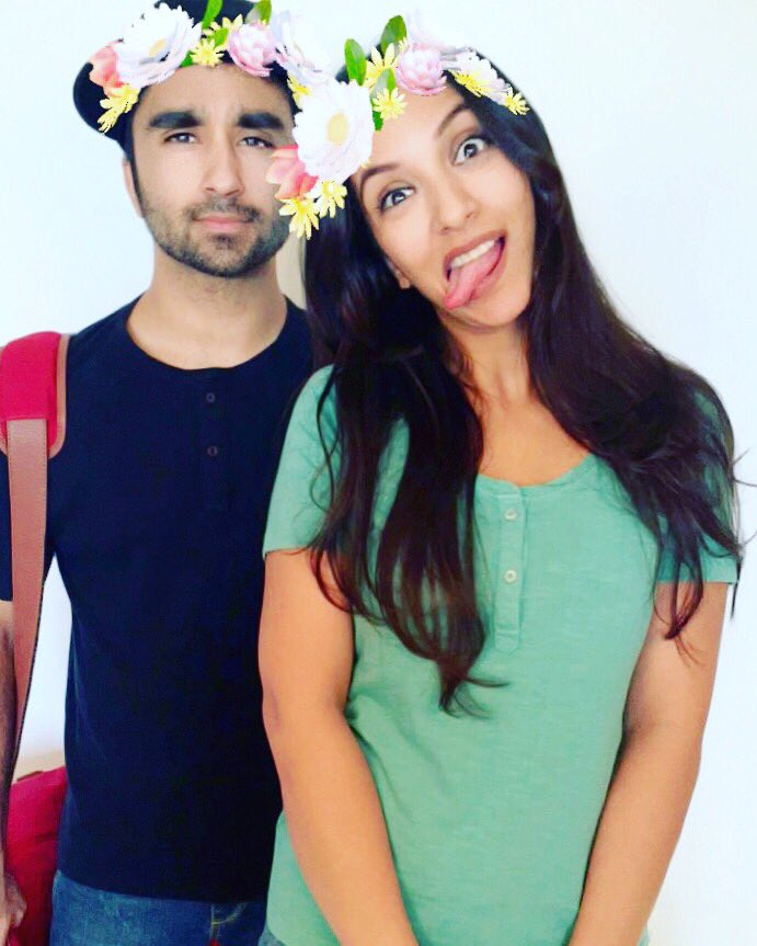baystitch's tweet photo. On set tomfoolery with everyone's favourite Snapchat filter. Our new tees will be on the website this week! https://t.co/8kLMWham1B
