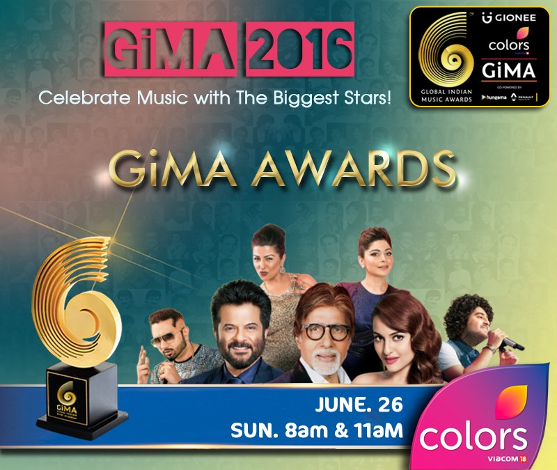 GIMA's tweet photo. Don't forget to tune into @ColorsTV on 26 June 2016 between 8am-11am to witness the musical extravaganza. #GiMA2016 https://t.co/YPZPQ0nhF9