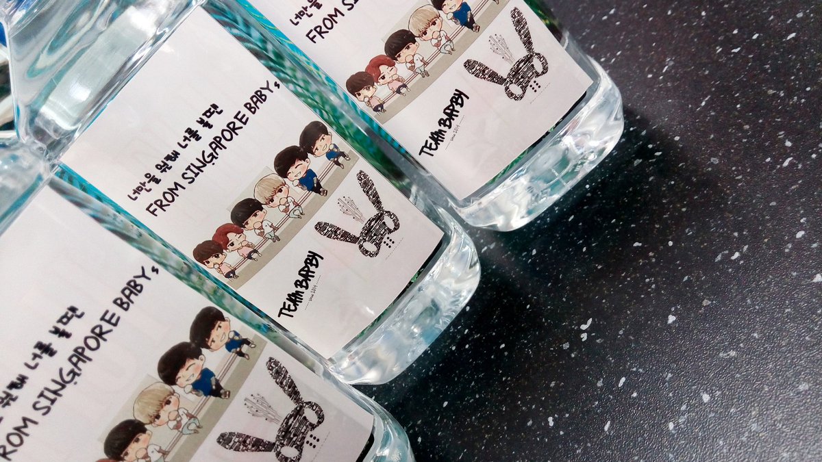 We're currently at FTE pasting the stickers for our beverage support now ;)