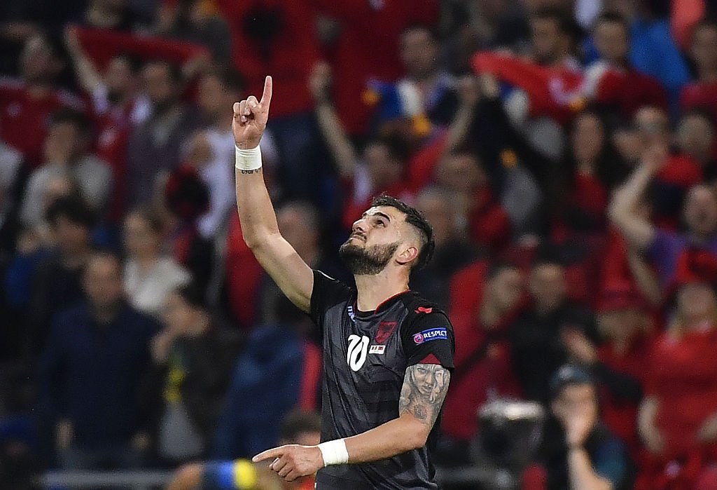 Armando Sadiku, Albania hero: 'We've already achieved our goal and for that we are very happy.' 💪 #ALB #EURO2016