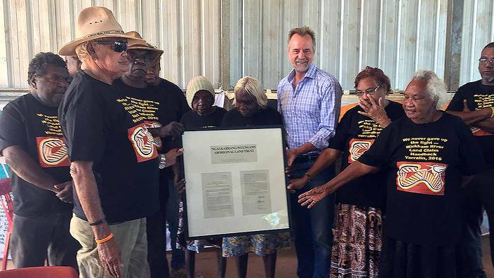freedomday50's tweet photo. The Yarralin receive their land back after 44-years. The Gurindji celebrate with you. https://t.co/7YhQ25HN5G https://t.co/O7qYfuAHy7