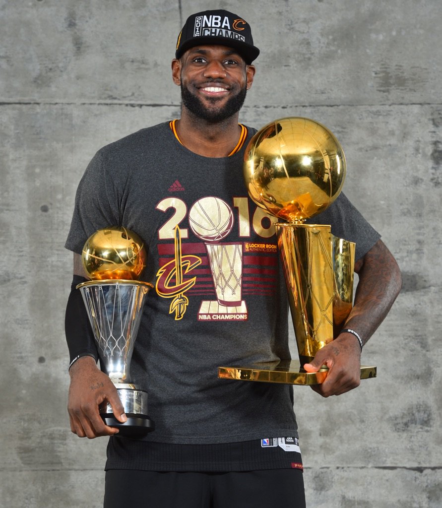 Three-time champion, three-time #NBAFinals MVP! 🏆🏆🏆